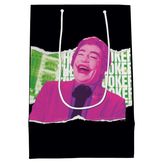 Der Joker Scrapbook lacht Mittlere Geschenktüte (Rückseite)