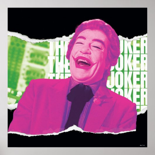 Der Joker Scrapbook lacht Poster (Vorne)