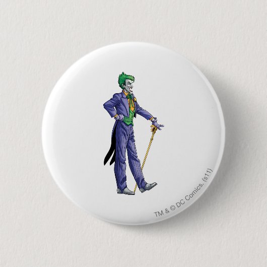 Der Joker sieht richtig aus Button (Vorderseite)