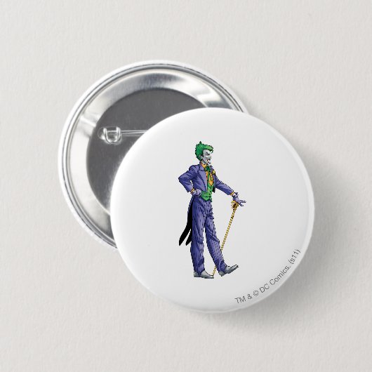 Der Joker sieht richtig aus Button (Vorne & Hinten)