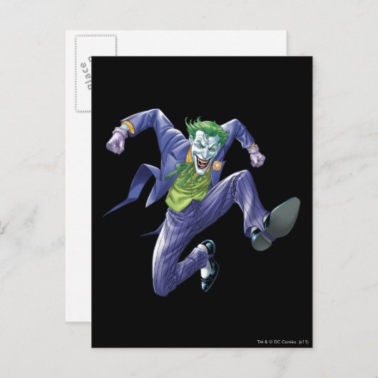 Der Joker springt Postkarte (Vorne/Hinten)