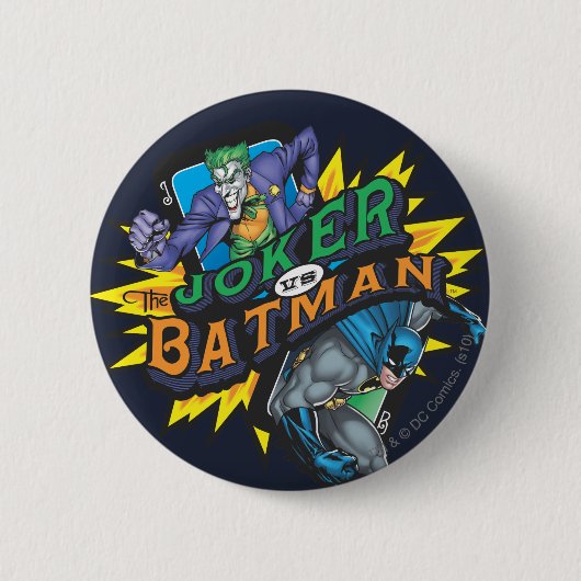 Der Joker Vs Batman Button (Vorderseite)