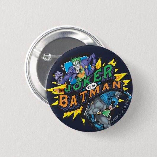 Der Joker Vs Batman Button (Vorne & Hinten)