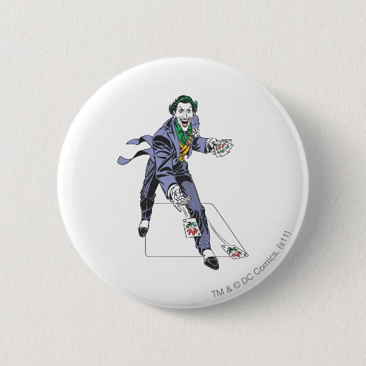Der Joker zieht Karten Button (Vorderseite)