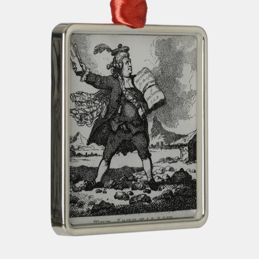 Der Journalist Silbernes Ornament (Rechts)