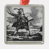 Der Journalist Silbernes Ornament (Vorne)