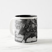 Der Journalist Zweifarbige Tasse (Vorderseite Links)