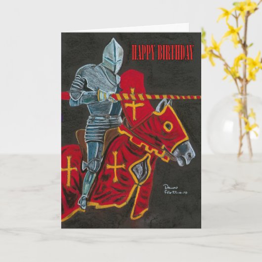 Der Jouster Karte (Gelbe Blume)