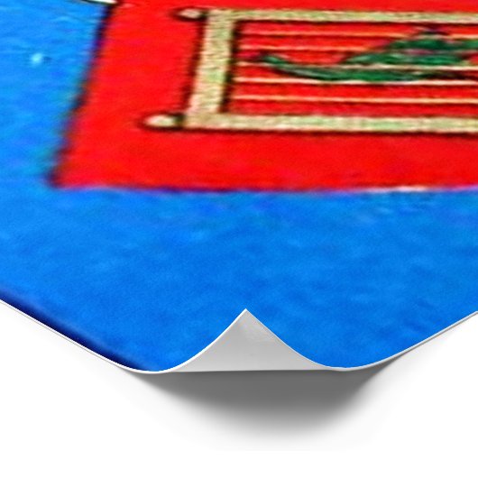 Der jubelnde Ritter Poster (Ecke)