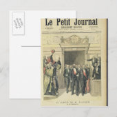 Der Jubiläum von Louis Pasteur an der Sorbonne Postkarte (Vorne/Hinten)