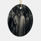 Der Judas Kuss durch Gustave Dore Keramikornament (Rechts)