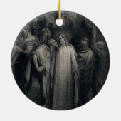 Der Judas Kuss durch Gustave Dore Keramikornament (Hinten)