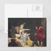 Der jüdische Alte Mann, 1791 Postkarte (Vorne/Hinten)