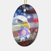 Der jüdische Amerikaner Keramikornament (Links)