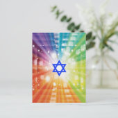 Der jüdische Lichtbrand. Postkarte (Stehend Vorderseite)