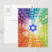 Der jüdische Lichtbrand. Postkarte (Vorne/Hinten)