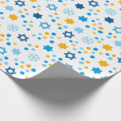 Der jüdische Stern von David Wrapping Paper Geschenkpapier (Ecke)