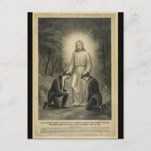 Der jugendliche Prophet Joseph Smith Jr. (1898) Postkarte