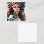 Der Jugendstil war geprägt von einer Rückkehr zum  Quadratische Visitenkarte (Vorne/Hinten)