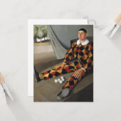 Der Juggler (von Antonio Donghi) Karte (Vorderseite/Rückseite Beispiel)