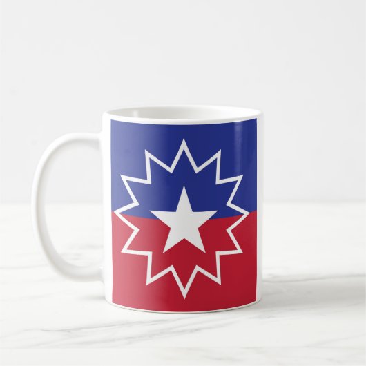 Der Juneteenth-Flaggen-Becher Kaffeetasse (Links)