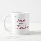 Der Jung und das rastlose - besonders angefertigt Kaffeetasse (Links)
