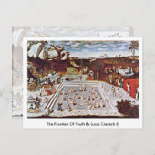 Der Jungbrunnen von Lucas Cranach (I) Postkarte (Vorne/Hinten)