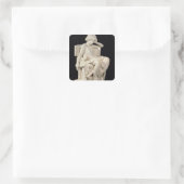 Der junge Aristoteles, 1870 Quadratischer Aufkleber (Tasche)