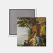 Der Junge aus Savoy und sein Marmot, 1783 Magnet (Vorderseite/Rückseite)