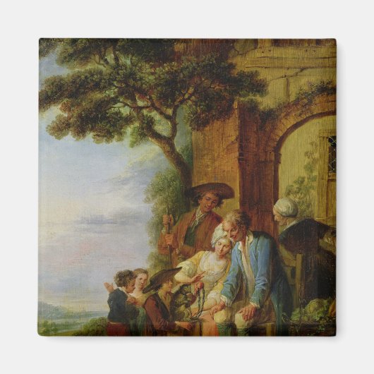 Der Junge aus Savoy und sein Marmot, 1783 Magnet (Vorne)