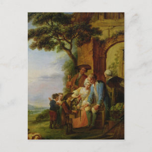 Der Junge aus Savoy und sein Marmot, 1783 Postkarte