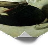 Der junge Bakchus, Caravaggio Poster (Ecke)