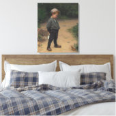 Der junge Biologe (von Paul Peel) Leinwanddruck (Insitu (Schlafzimmer))