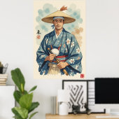 Der junge Bushi Poster (Heimbüro)