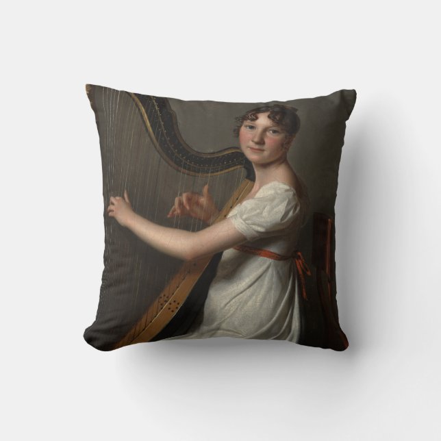 Der junge Harpist | 1804-1806 Kissen (Vorderseite)
