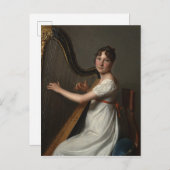 Der junge Harpist | 1804-1806 Postkarte (Vorne/Hinten)