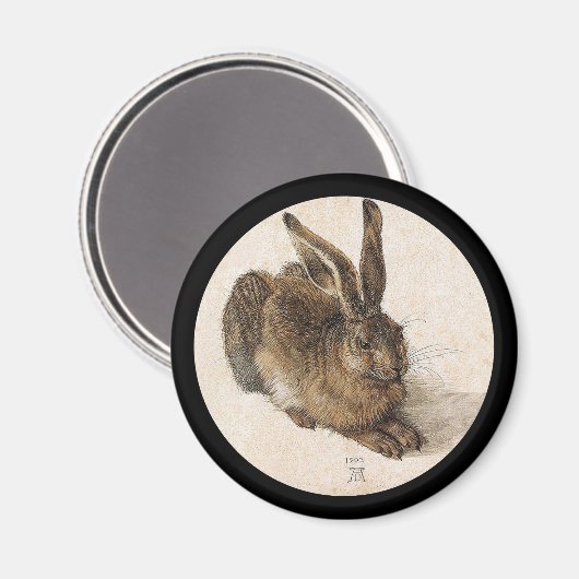 Der junge Hase Magnet (Vorderseite/Rückseite)