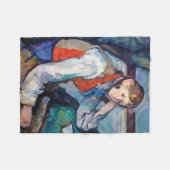 Der Junge im Roten Westen, Cezanne Fleecedecke (Vorderseite (Horizontal))