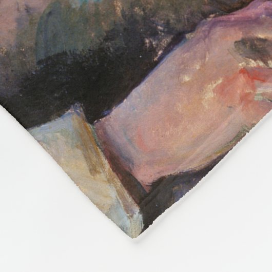 Der Junge im Roten Westen, Cezanne Fleecedecke (Ecke)