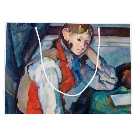 Der Junge im Roten Westen, Cezanne Große Geschenktüte (Rückseite)