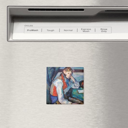 Der Junge im Roten Westen, Cezanne Magnet (In Situ (Geschirrspüler))