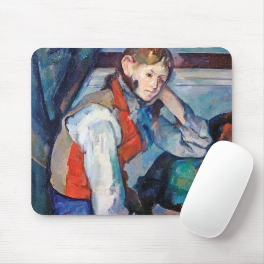 Der Junge im Roten Westen, Cezanne Mousepad (Mit Mouse)