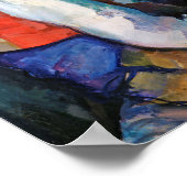 Der Junge im Roten Westen, Cezanne Poster (Ecke)