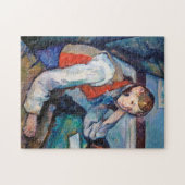 Der Junge im Roten Westen, Cezanne Puzzle (Horizontal)