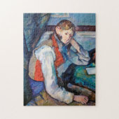 Der Junge im Roten Westen, Cezanne Puzzle (Vertikal)