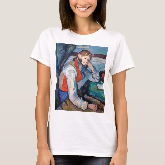 Der Junge im Roten Westen, Cezanne T-Shirt (Vorderseite)