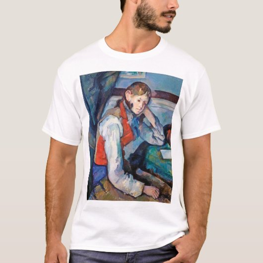 Der Junge im Roten Westen, Cezanne T-Shirt (Vorderseite)