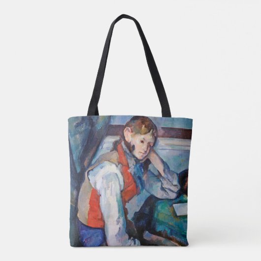 Der Junge im Roten Westen, Cezanne Tasche (Rückseite)