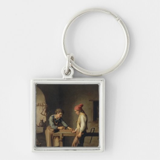 Der junge Lehrling, bis 1903 Schlüsselanhänger (Vorne)