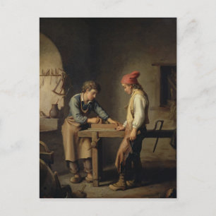 Der junge Lehrling vor 1903 Postkarte